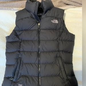 The Northface Women's Black Down Vest Size M
